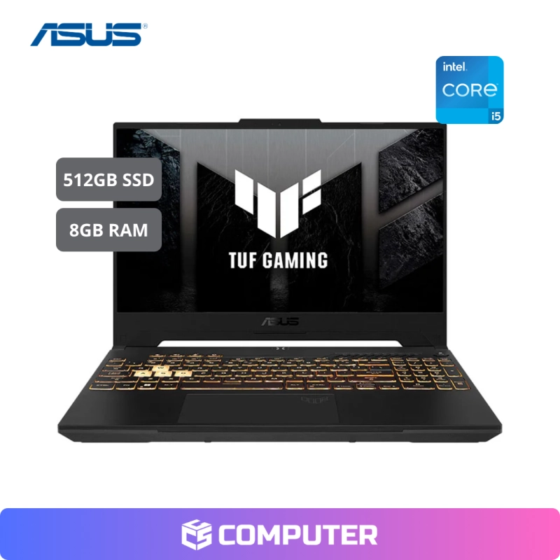 LAPTOP GAMER ASUS FX607VJR-TU378W | 5-205H | 8GB RAM | 512GB SSD