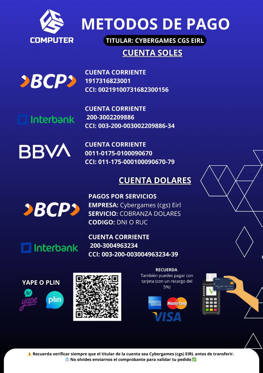 Métodos de Pago CGS