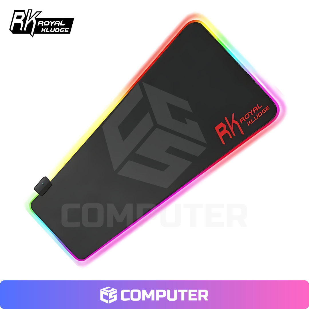 PAD MOUSE ROYAL KLUDGE RGB TIPO C 800X300X4MM BLACK CJ