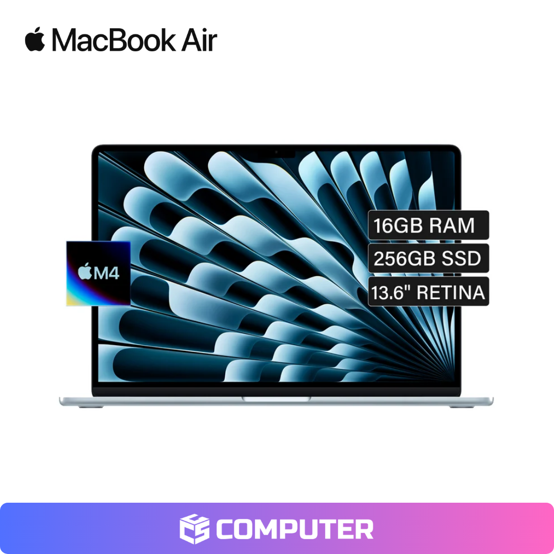 LAPTOP APPLE M4 (MW123LL/A) | M4 | 16GB RAM | 256GB SSD