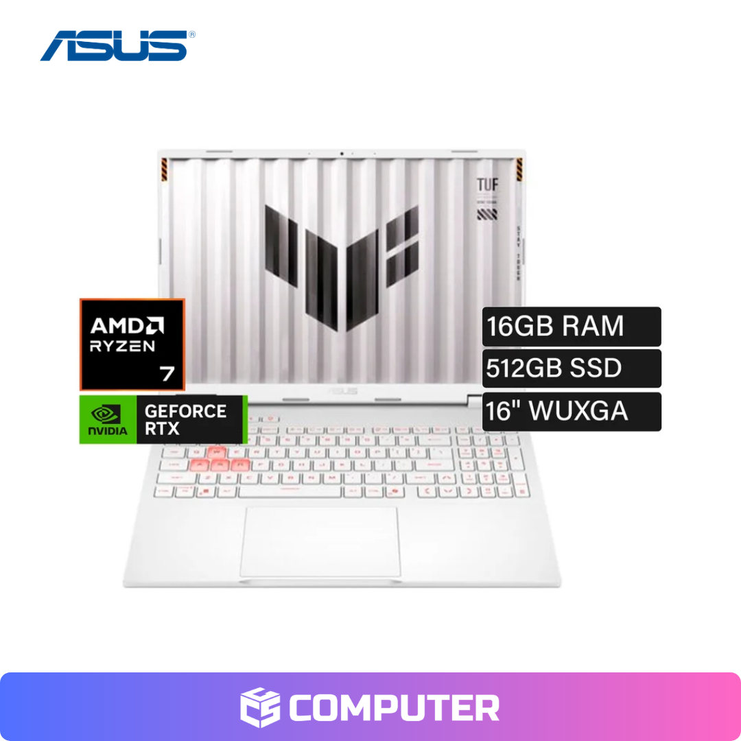 LAPTOP GAMER ASUS FA608UMI-TU255 | R7-260 | 16GB RAM | 512GB SSD