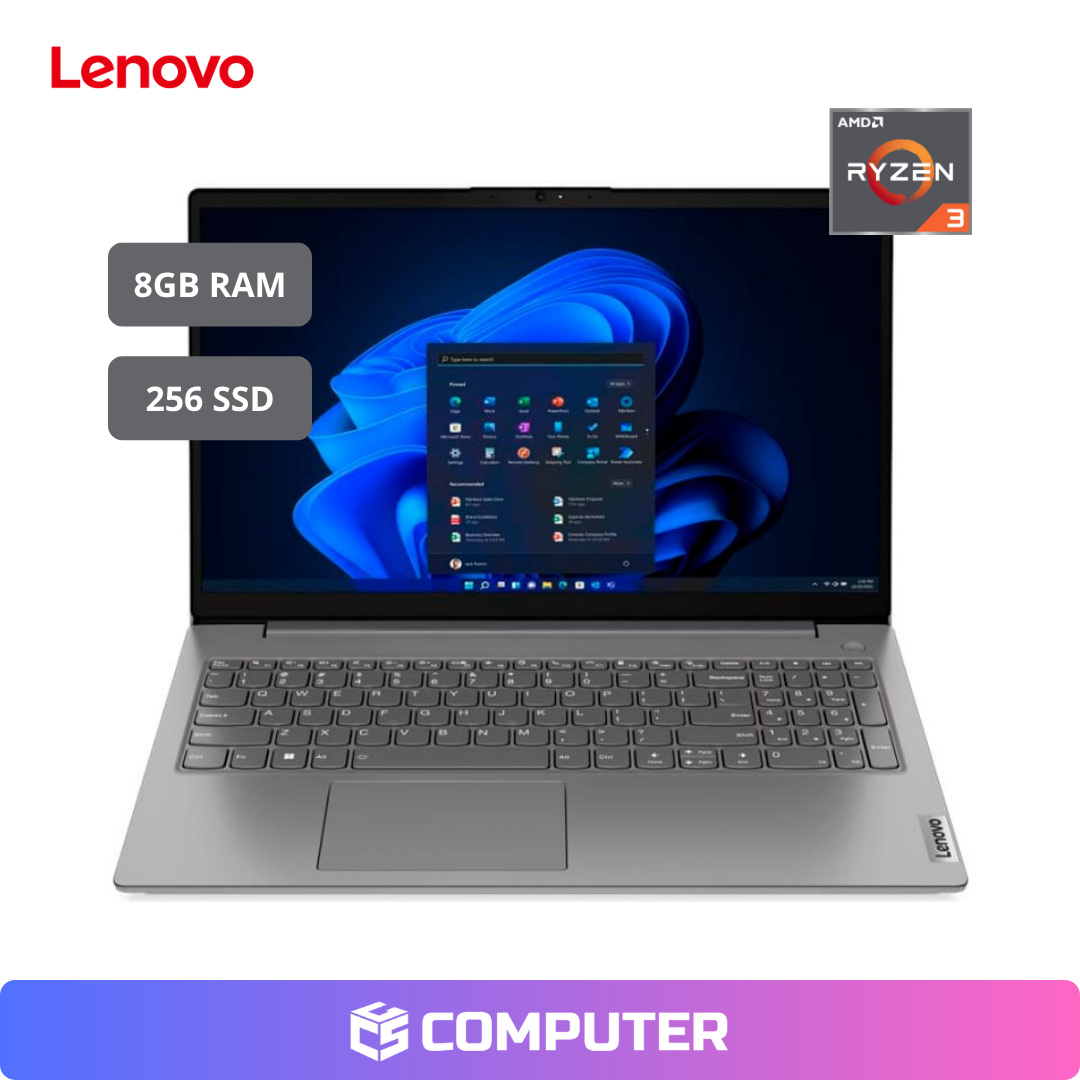 LAPTOP LENOVO V15 G4 AMN (82YU00X4LM) | R3-7320U | 8GB RAM | 256GB SSD | RADEON 610M