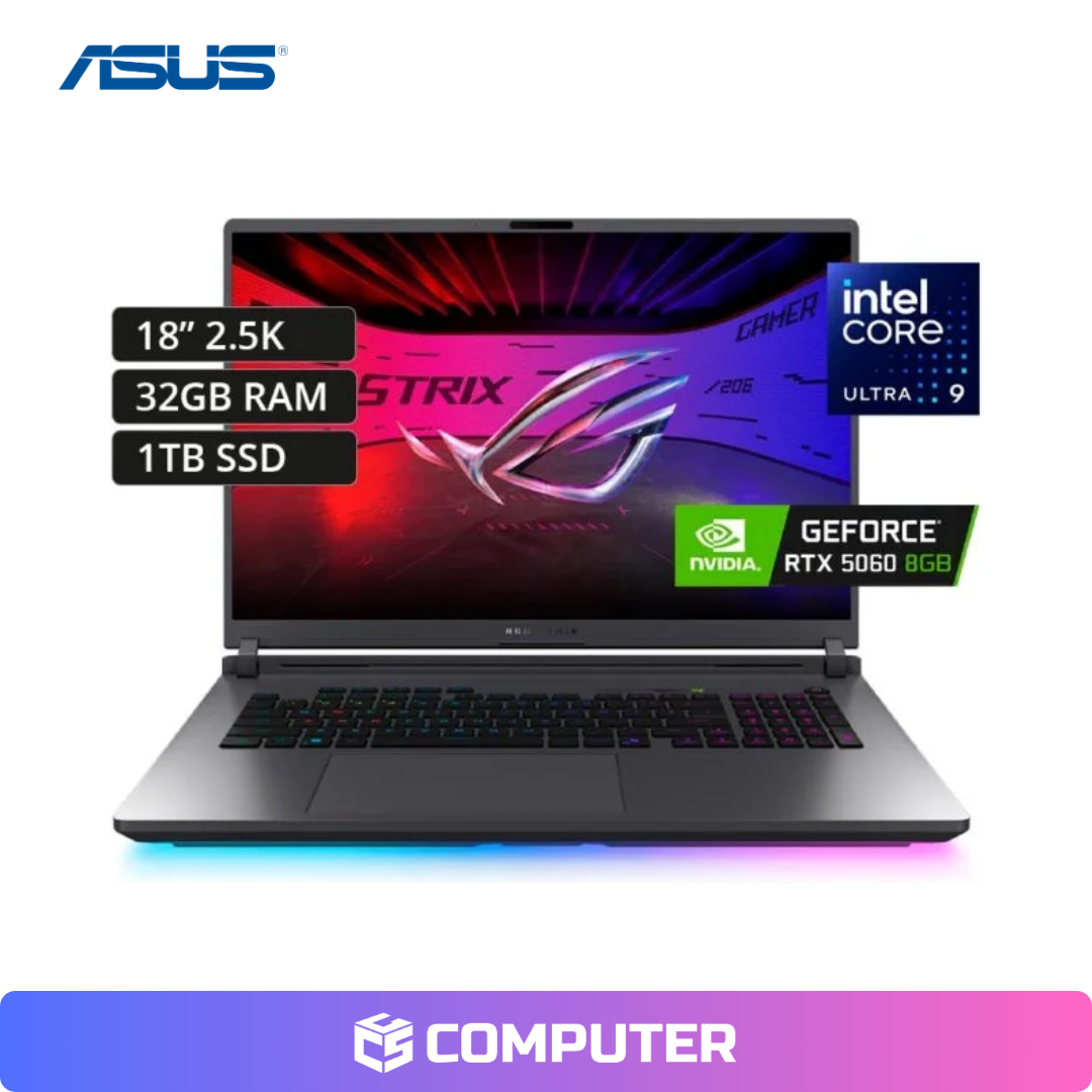 LAPTOP GAMER ASUS G815LM-IS96 (REFURBISEHR) | ULTRA 9-275HX | 32GB RAM | 1TB SSD