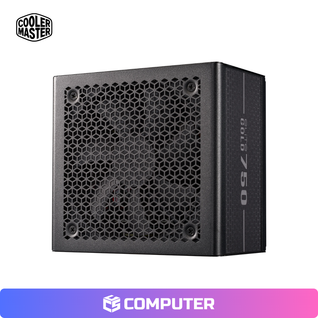 FUENTE DE PODER COOLER MASTER ELITE GOLD 750 BLACK 750W 80 PLUS GOLD FULL MODULAR