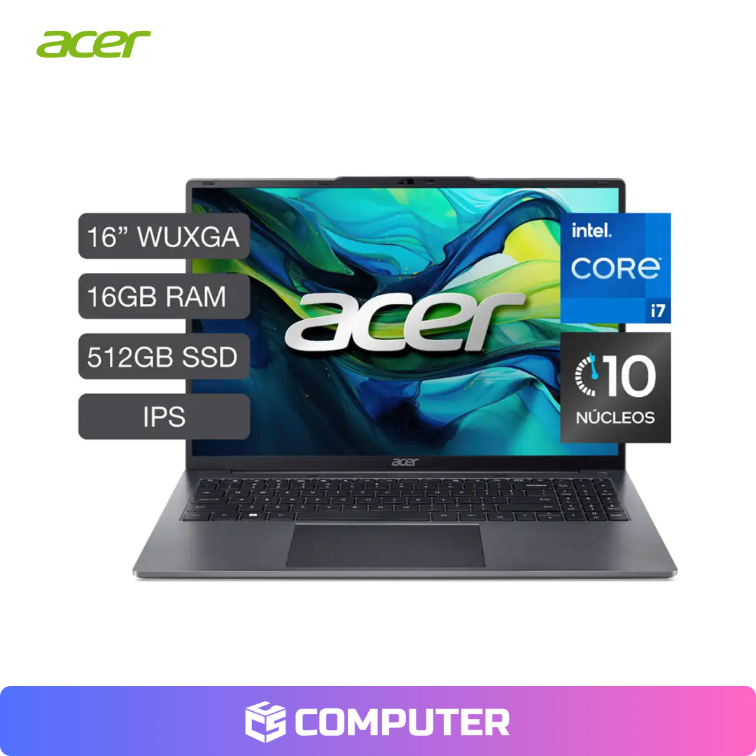LAPTOP ACER AL16-51P-7984 | I7-1255U | 16GB RAM | 512GB SSD